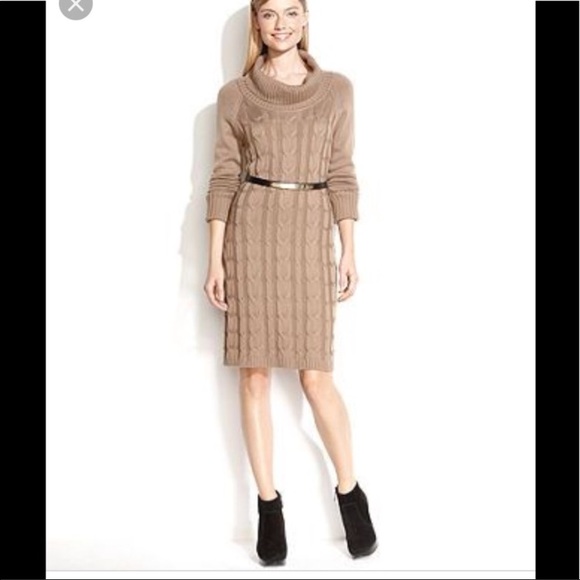 Calvin Klein Dresses & Skirts - Calvin Klein green sweater dress L